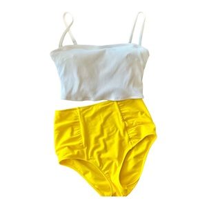 Aerie bathing suit seperates Bandeau top & Hi Rise bottoms Med & Large